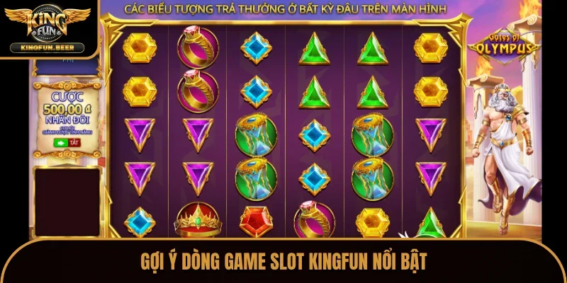 Gợi ý dòng game slot Kingfun nổi bật