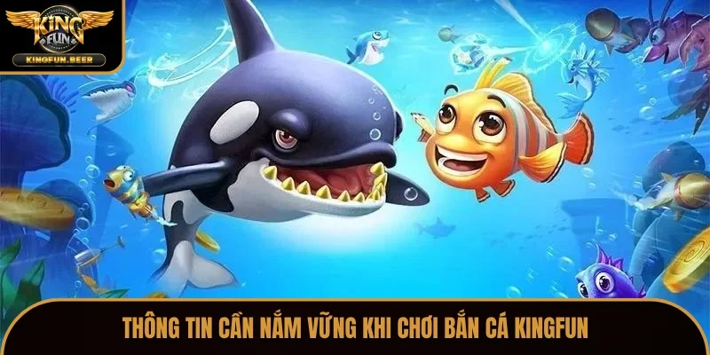Thông tin cần nắm vững khi chơi bắn cá Kingfun